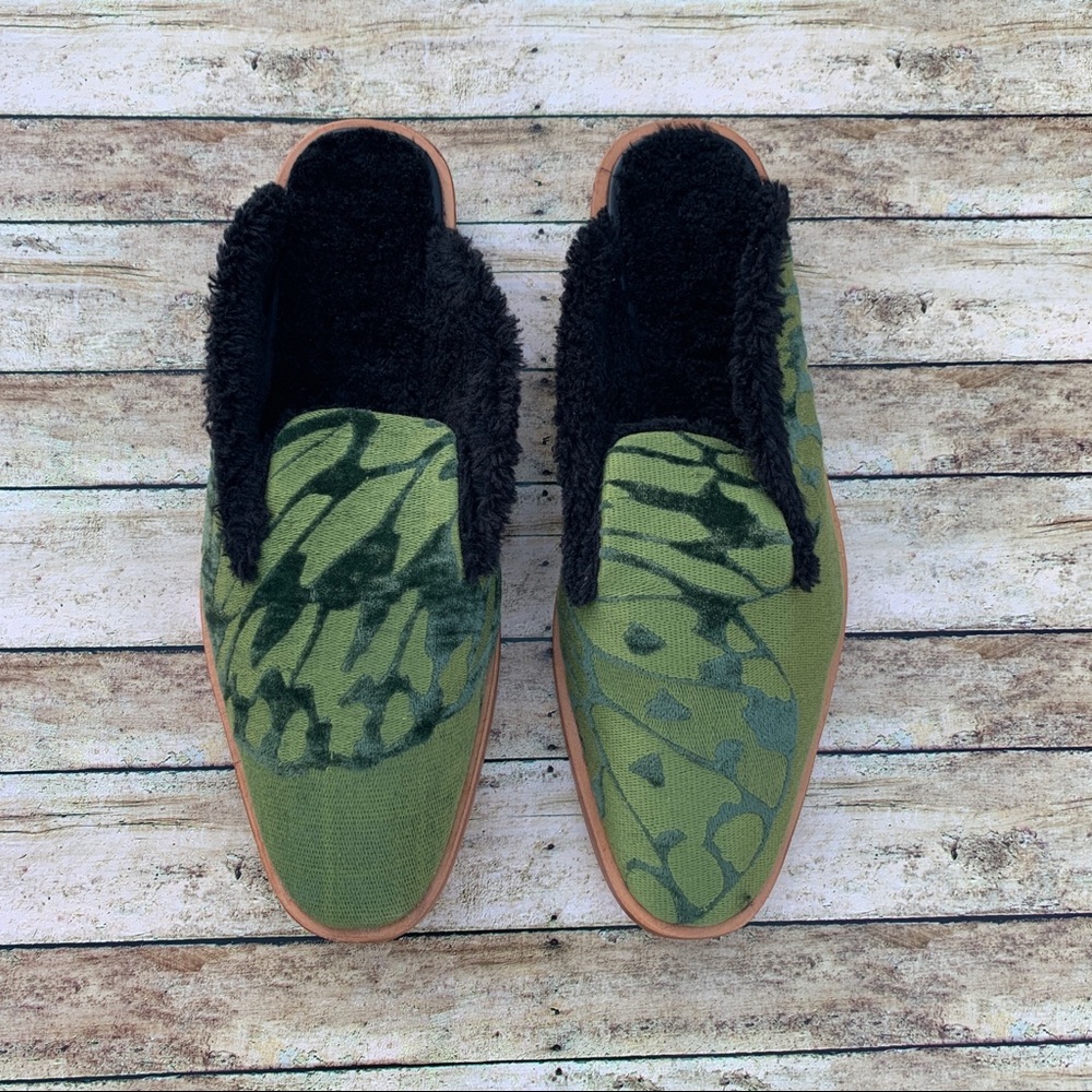 Free people butterfly faux fur lined mule - Picture 2 of 15